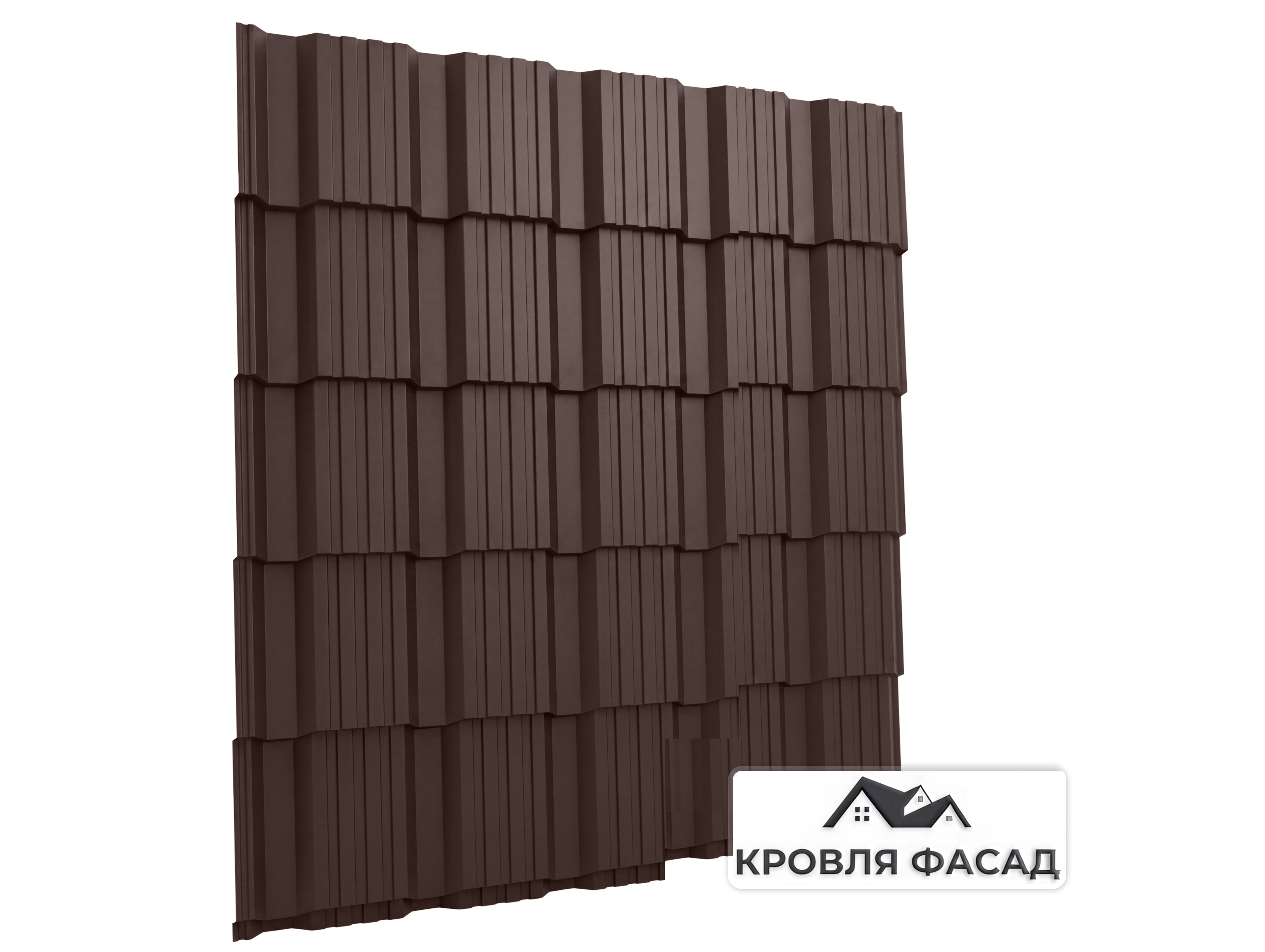 Металлочерепица Каскад RAL 8017