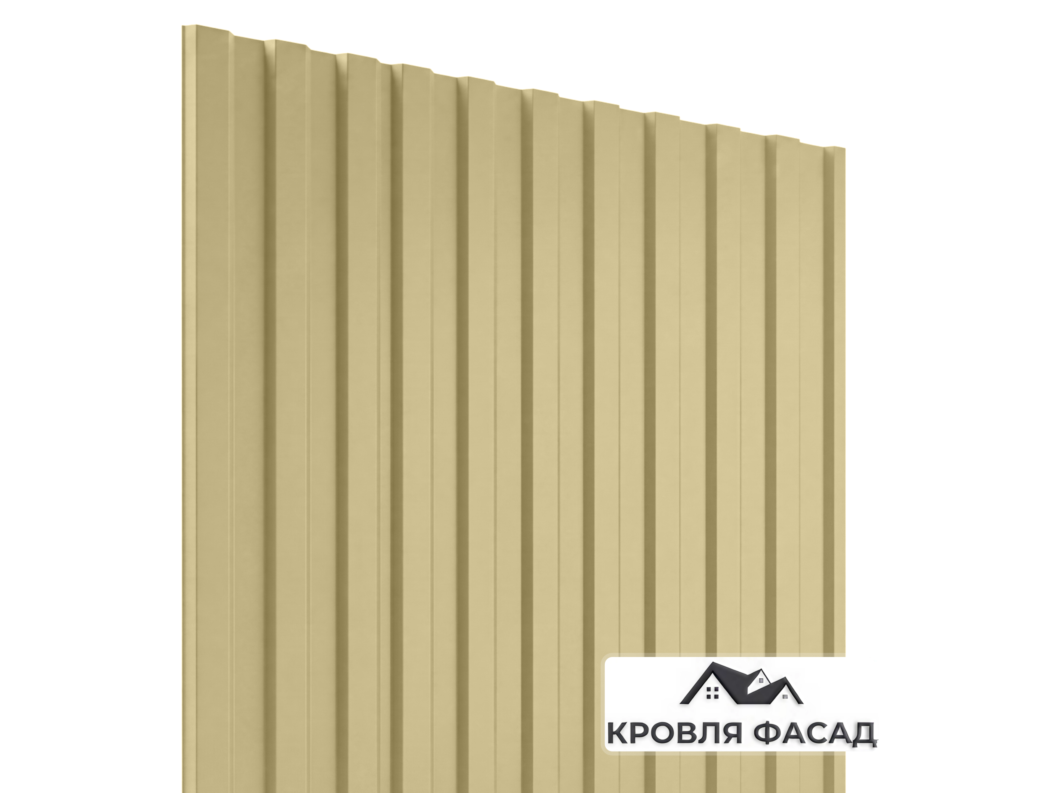 Профнастил Н10.40 слоновая кость 0,4